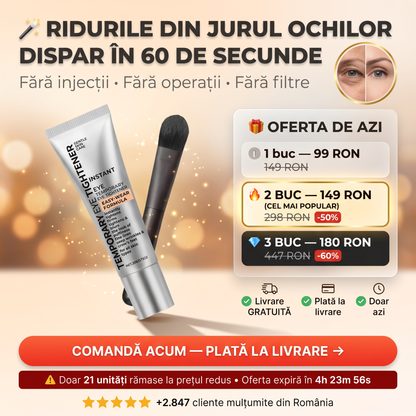 60 de secunde și 10 ani mai tânără✨ — doar 99 RON cu livrare gratuită 🔥